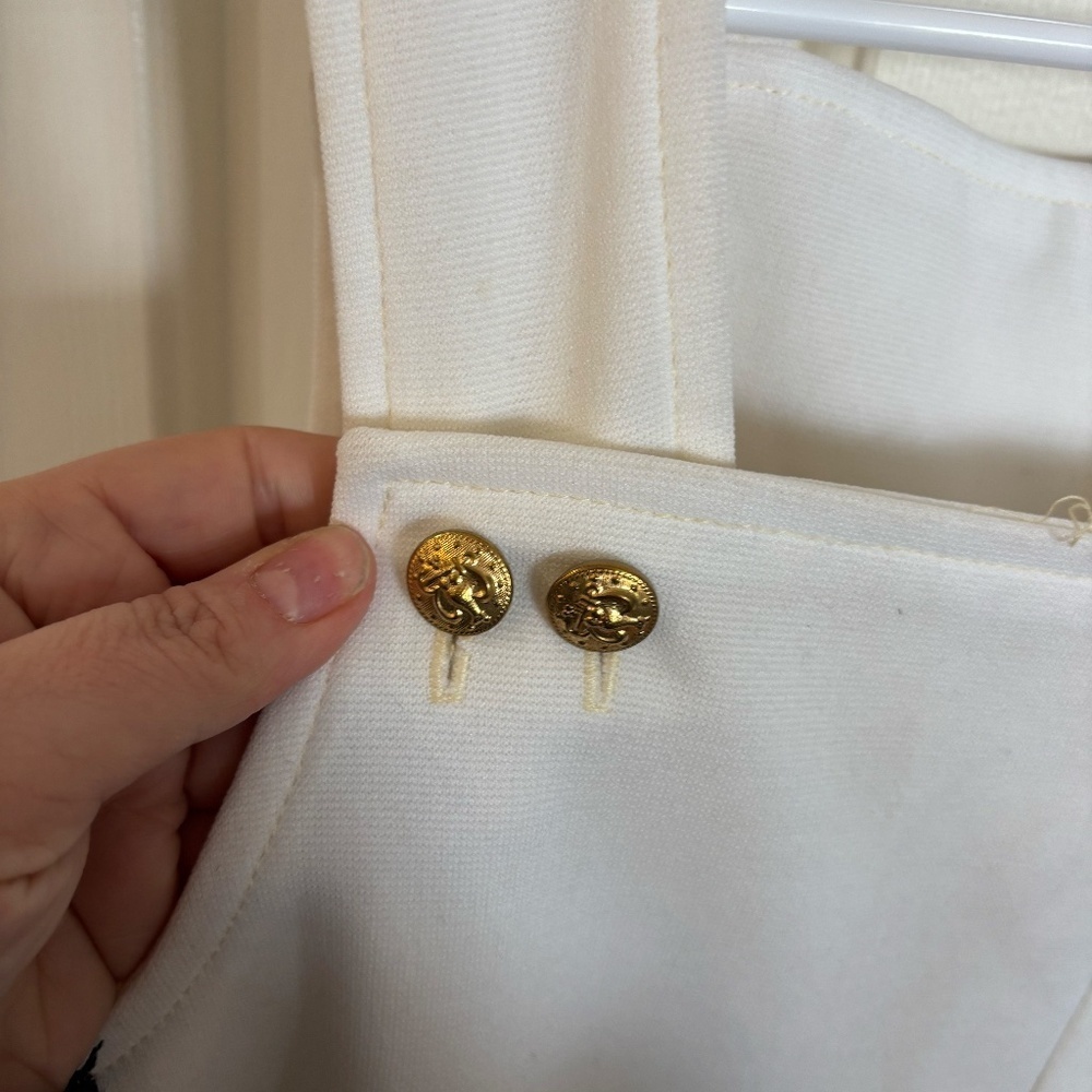 1970s vintage flare overalls - Picture 2 of 4
